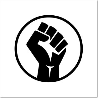 Black Power Fist Posters and Art